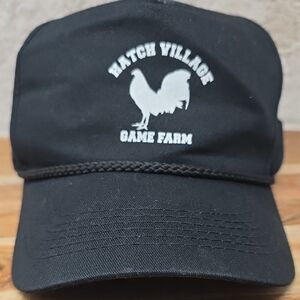 Black Rope-Accent Cap